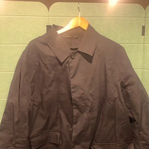 Men trench coat black